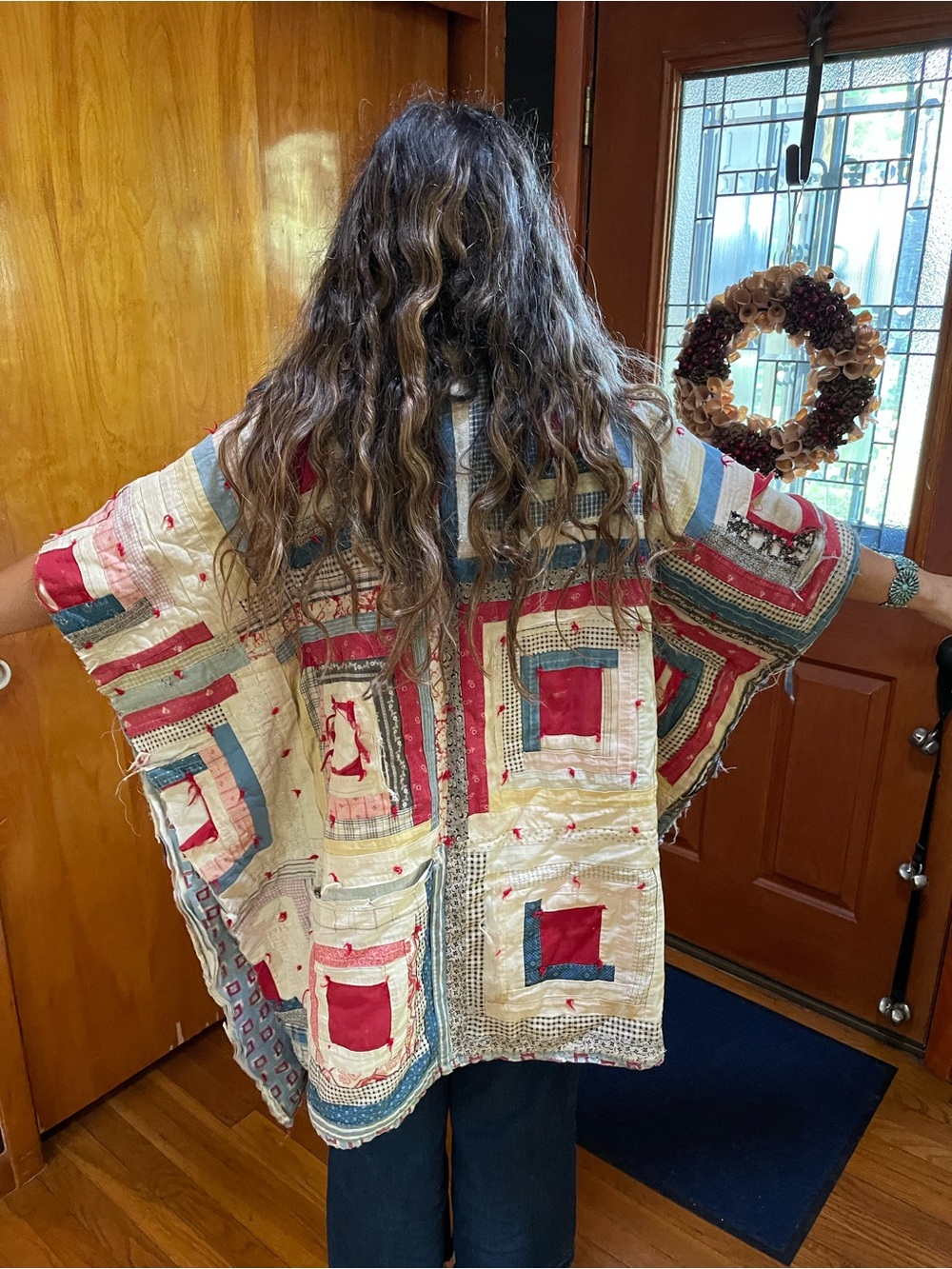 Vintage quilt kimono - Picture 3 of 6